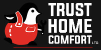 Furnace repair and replacement: Trust Home Comfort logo, St. Albert